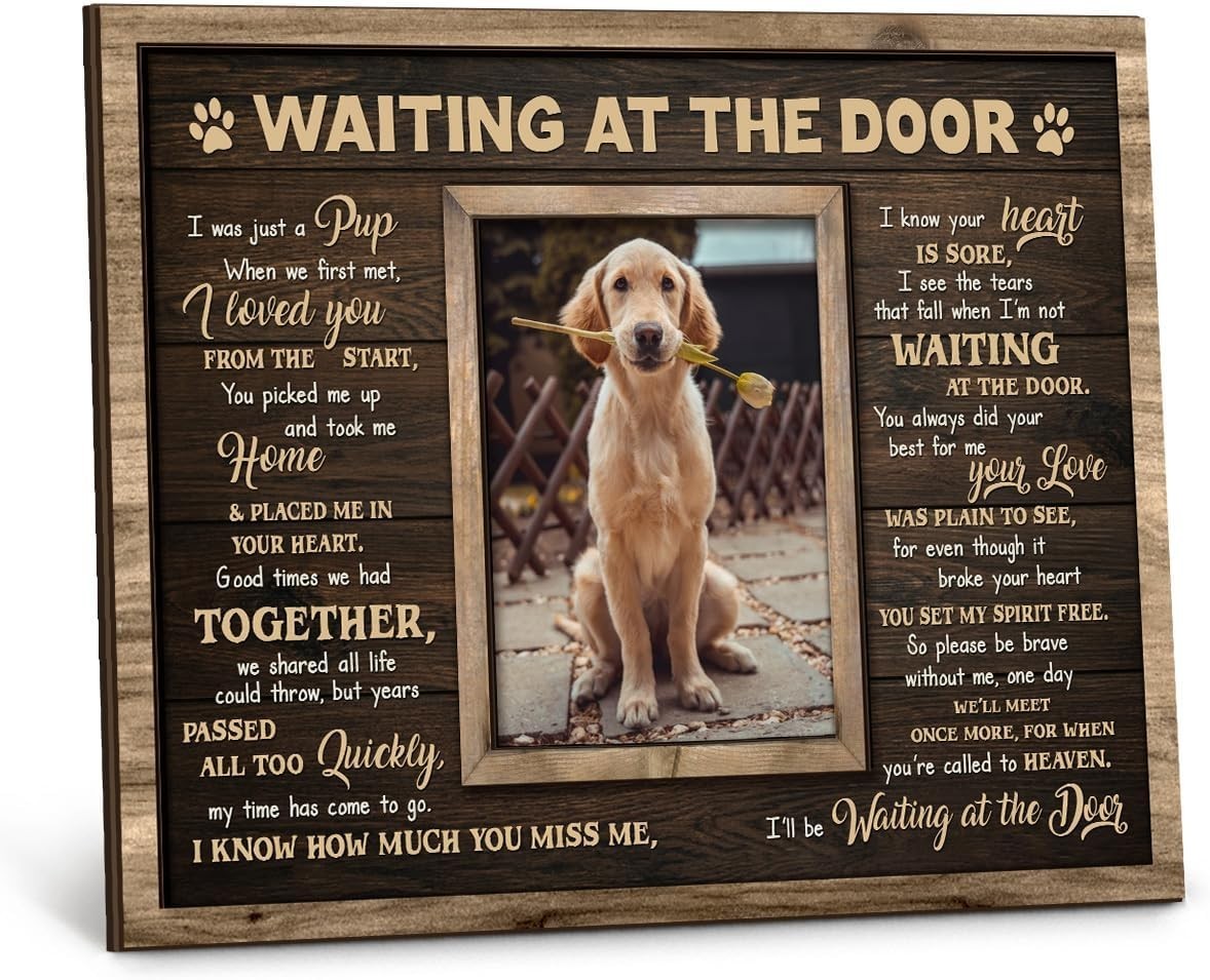 Beautifully Packaged Dog Memorial Frame – Comforting Keepsake for Pet Owners