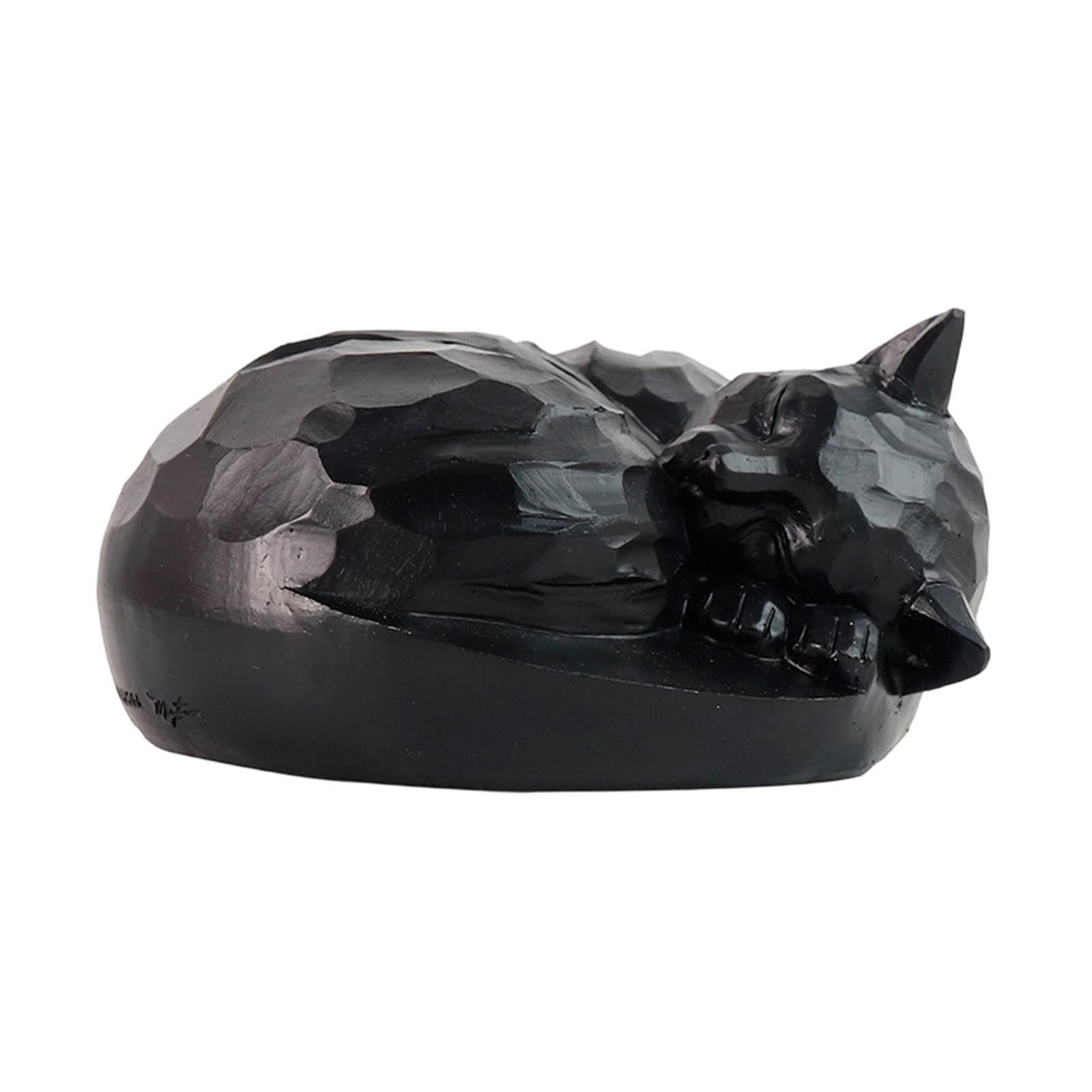 Cat Urn Pet Memorial Statue Decoration Pet Urn for Courtyard Garden Cemetery