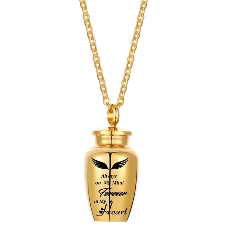 Pet Cremation Jewelry For Dog/Cats Ashes Memorial Lockets Urn Necklace Keepsakes