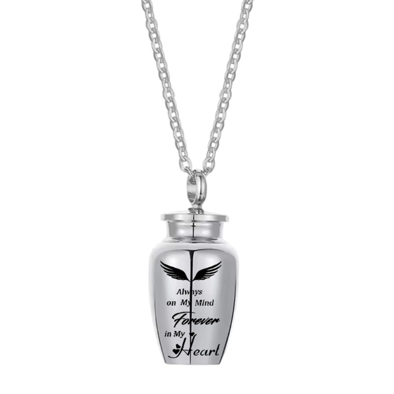 Pet Cremation Jewelry For Dog/Cats Ashes Memorial Lockets Urn Necklace Keepsakes