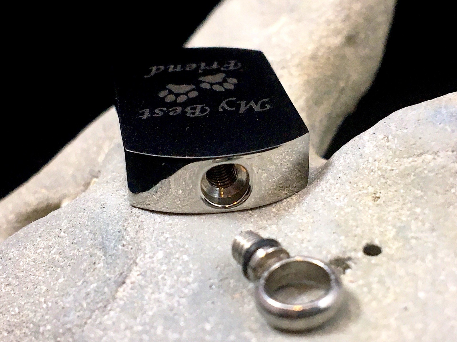 My Best Friend Paws Cremation Urn Necklace for Ashes Dog Pet Cat Memorial Gift