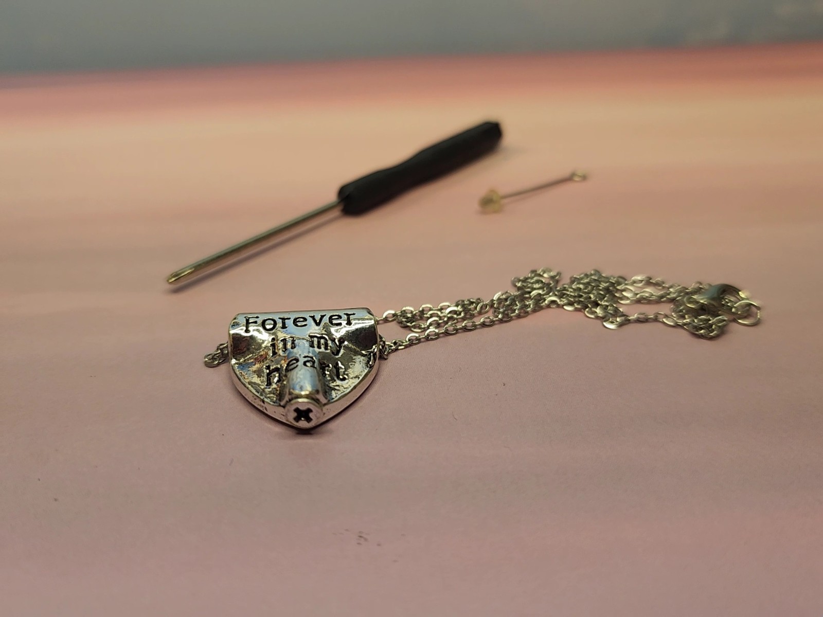 You Left Paw Prints On My Heart Pet Cremation Jewelry