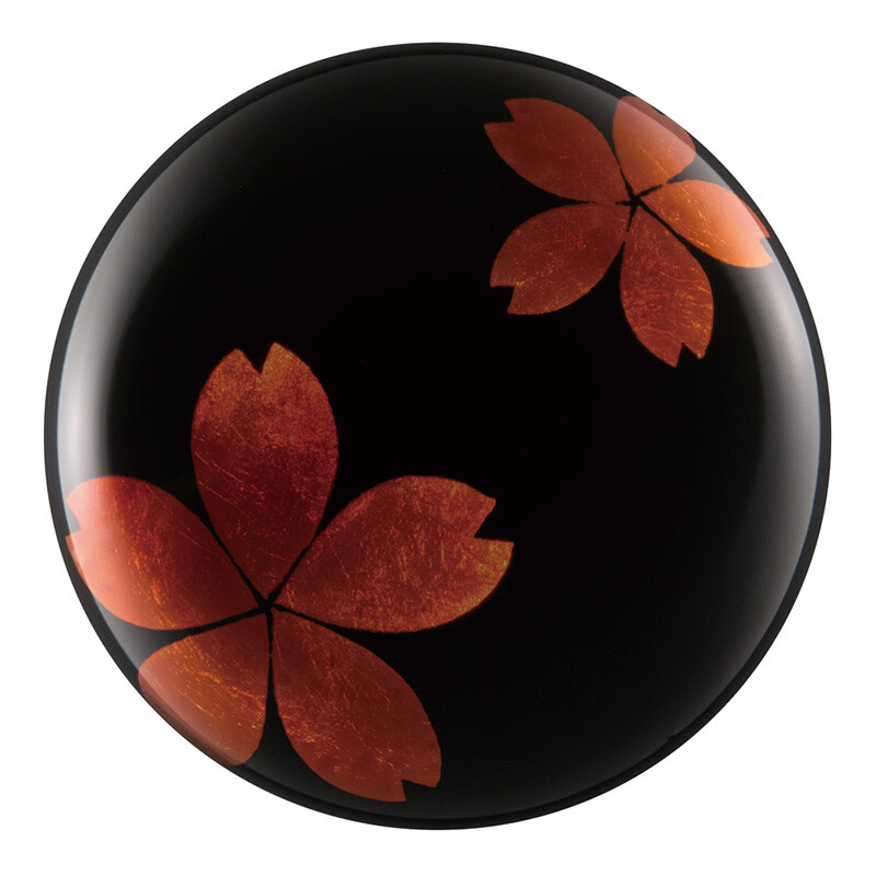 Makie Awase Cherry Blossom Small Keepsake Urn for Human Ashes Lacquer