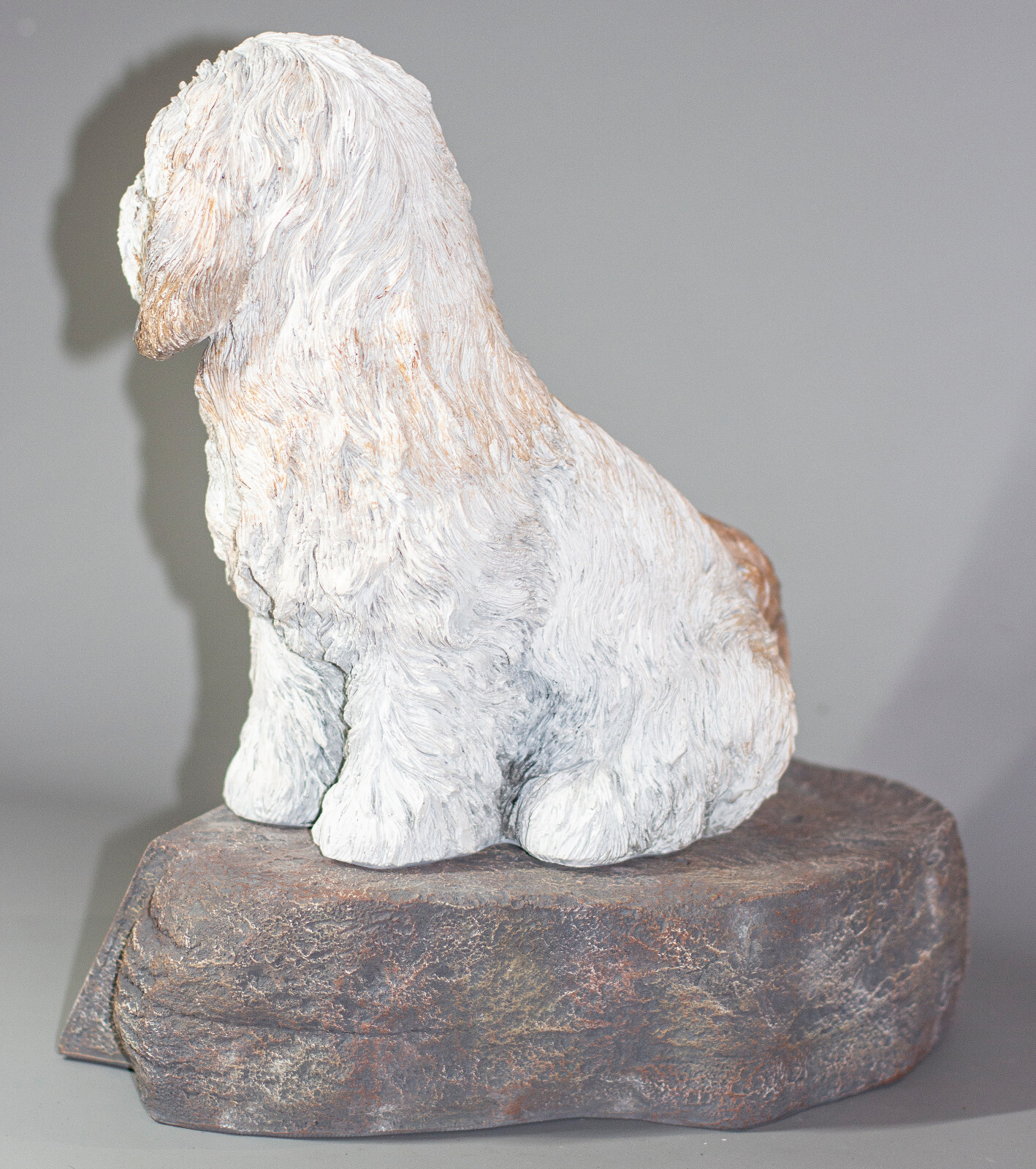 Unique Pet Memorial Tombstone Marker Shih Tzu Cremation Urn Dog Loss Grave Decor