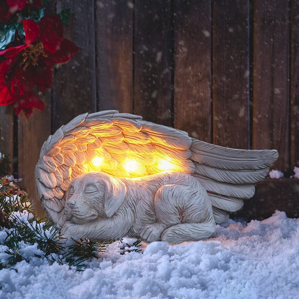 iHeartDogs Dog Memorial Gifts Forever My Guardian Angel Garden Solar Light …