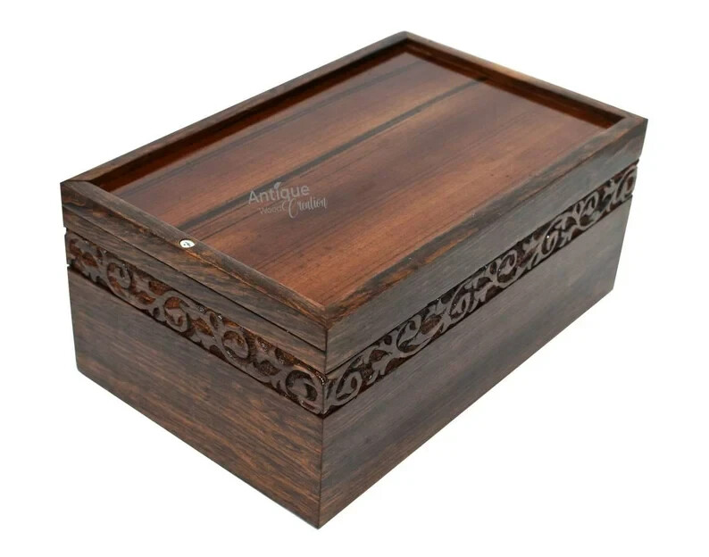 Cremation Urn Box Wooden Funeral Box Cremation Wood Urn Rosewood Cremation Urn