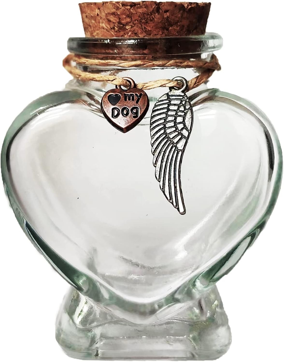 Fight Club Memorial Bottle for pet Hair，Pet Fur Clear
