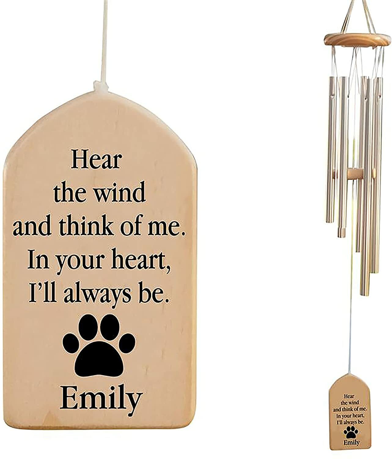 Personalized Pet Memorial Wind Chime Pet Loss Memorial Gift Loss Of Dog Gifts