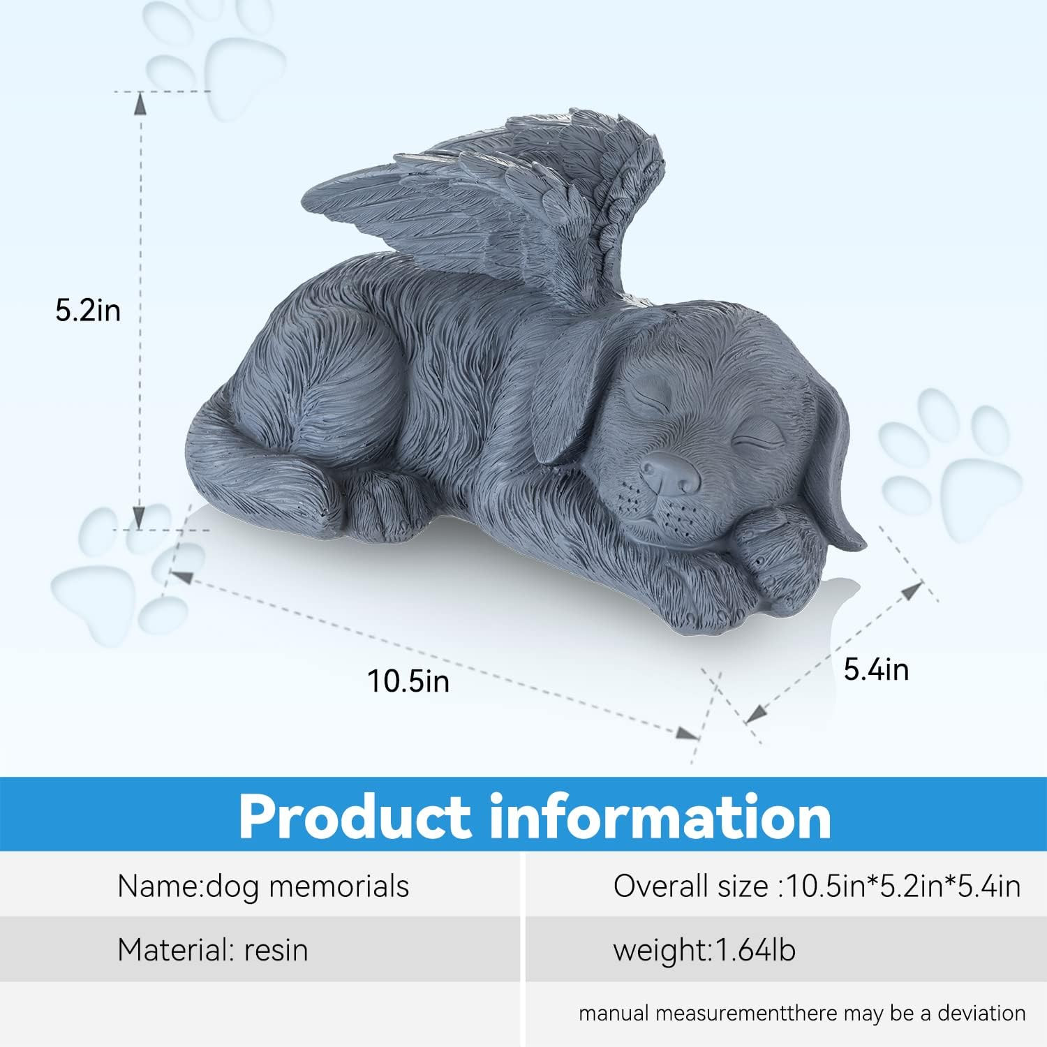 :The Dog Angel Memorial Statue,Dog Angle Memorial Placed in Indoor Angel Decorat