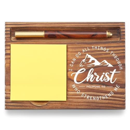 Christian Desk Organizer, Philippians 4:13 I Can Do All Things Through Christ