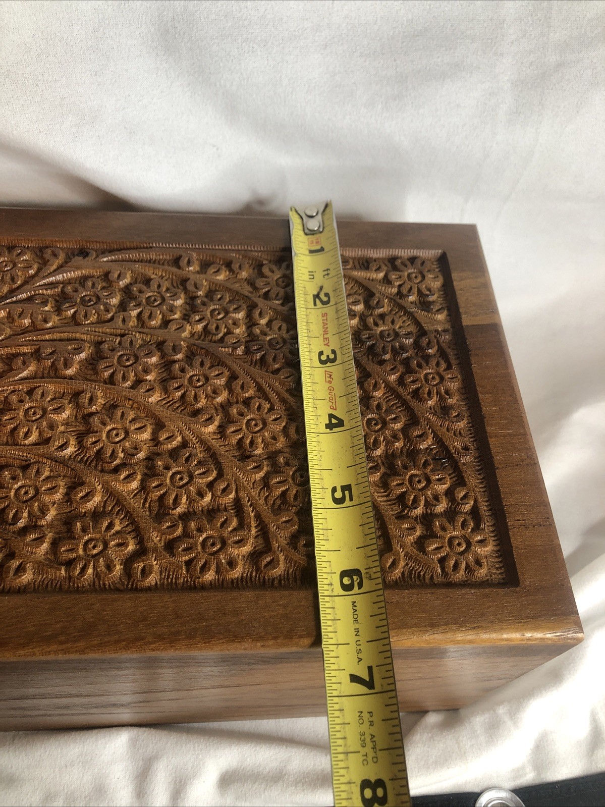 Wooden Urn Box for Human Ashes Cremation 6.5″x9″ Urn Box Decorative Urn Pet