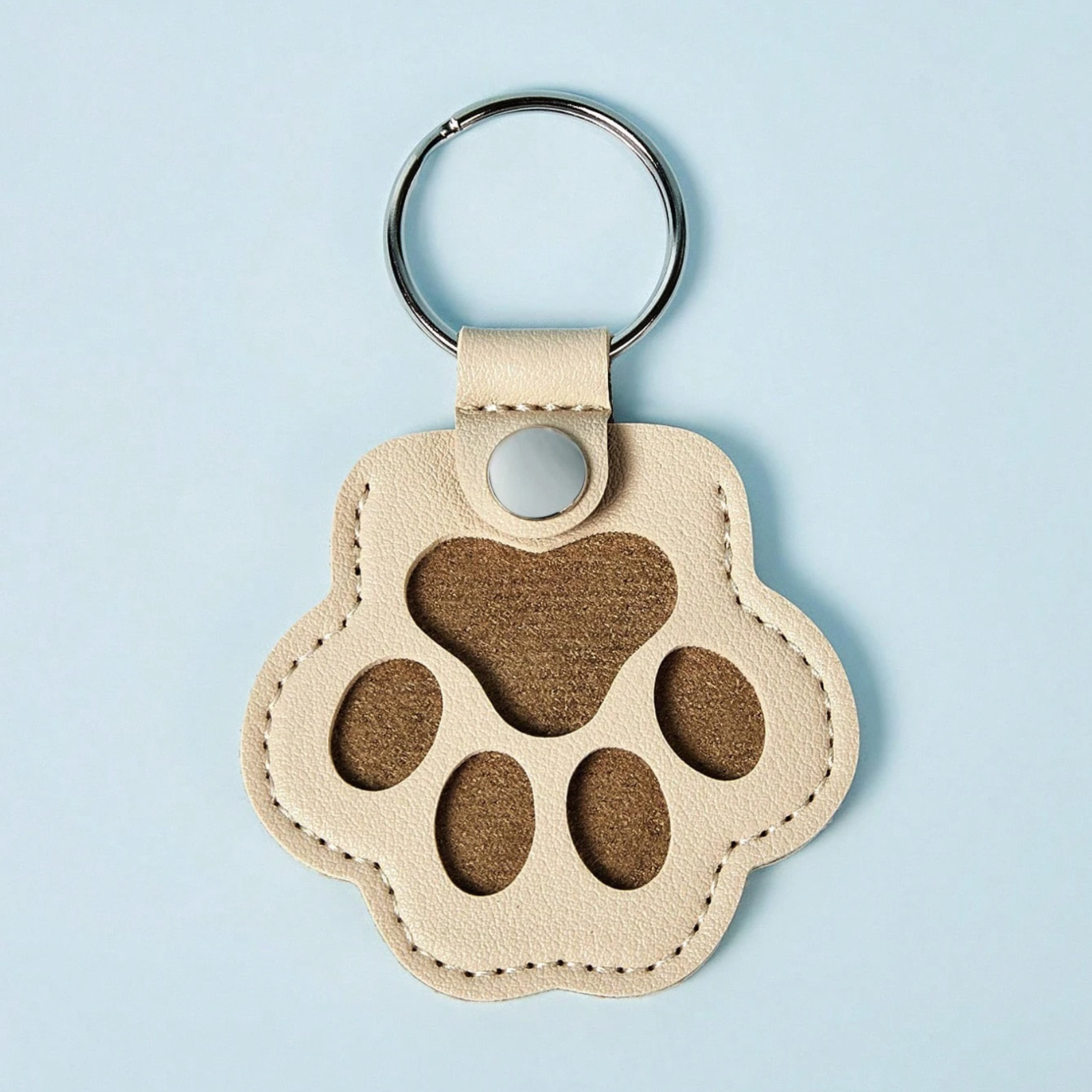 Pet Lost Hair Storage Keychain Cat & Dog Hair Memorial Bag Leather Pet Hair Bag