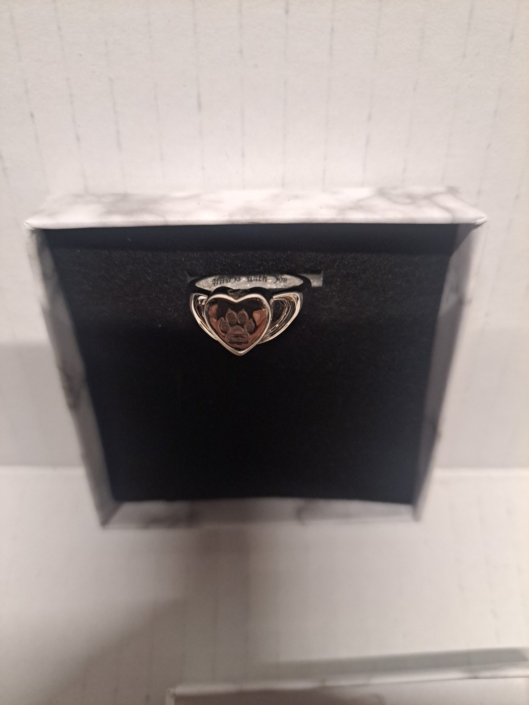 Sterling Silver Dog Urn Ring for Ashes Dog Memorial Keepsake Cremation…