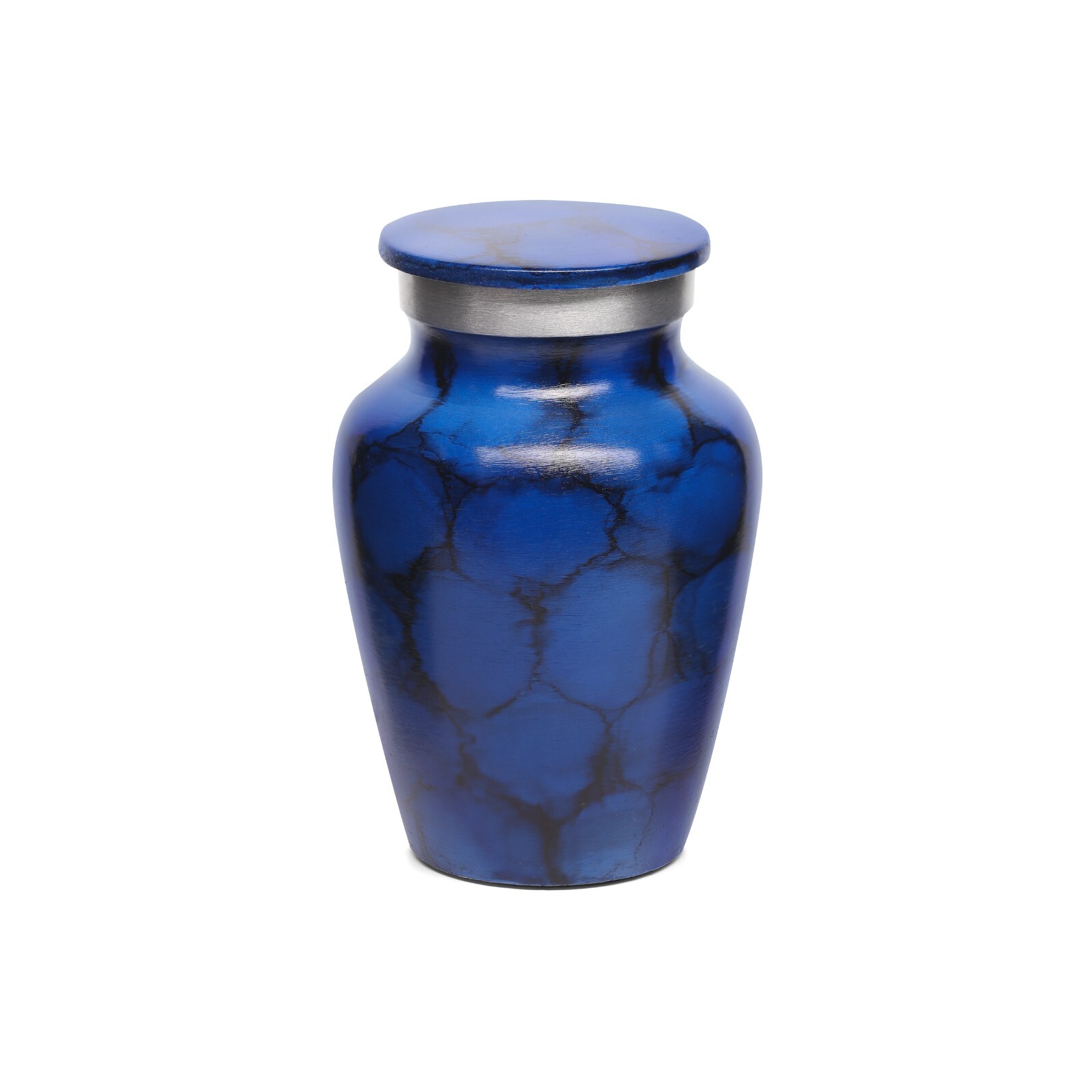 Pet Cremation Urn, Small urn for Animal Ashes, Blue Black