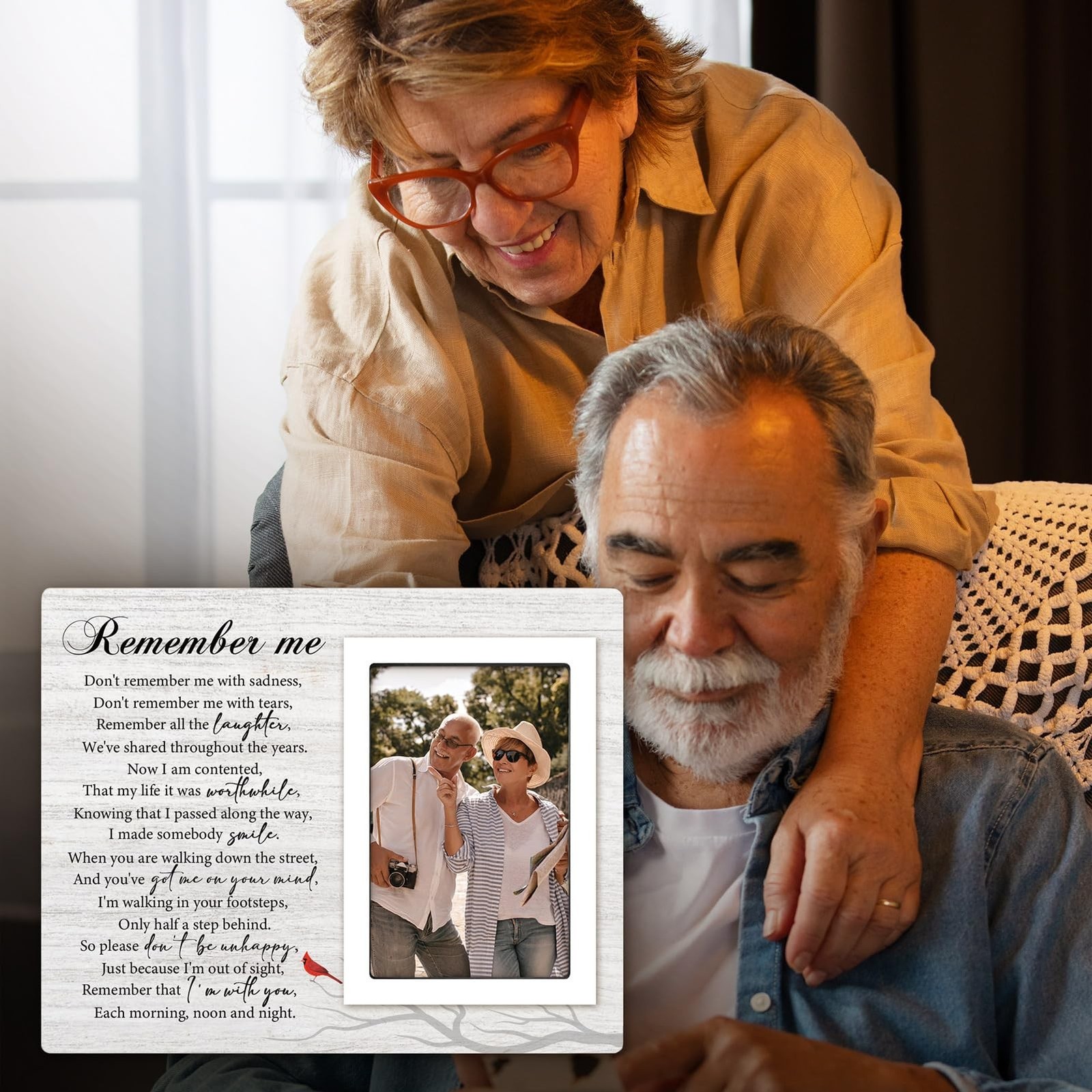 Sympathy Gift for Loss of Loved One, Mom, Dad, Husband, Friends, Memorial Pic…