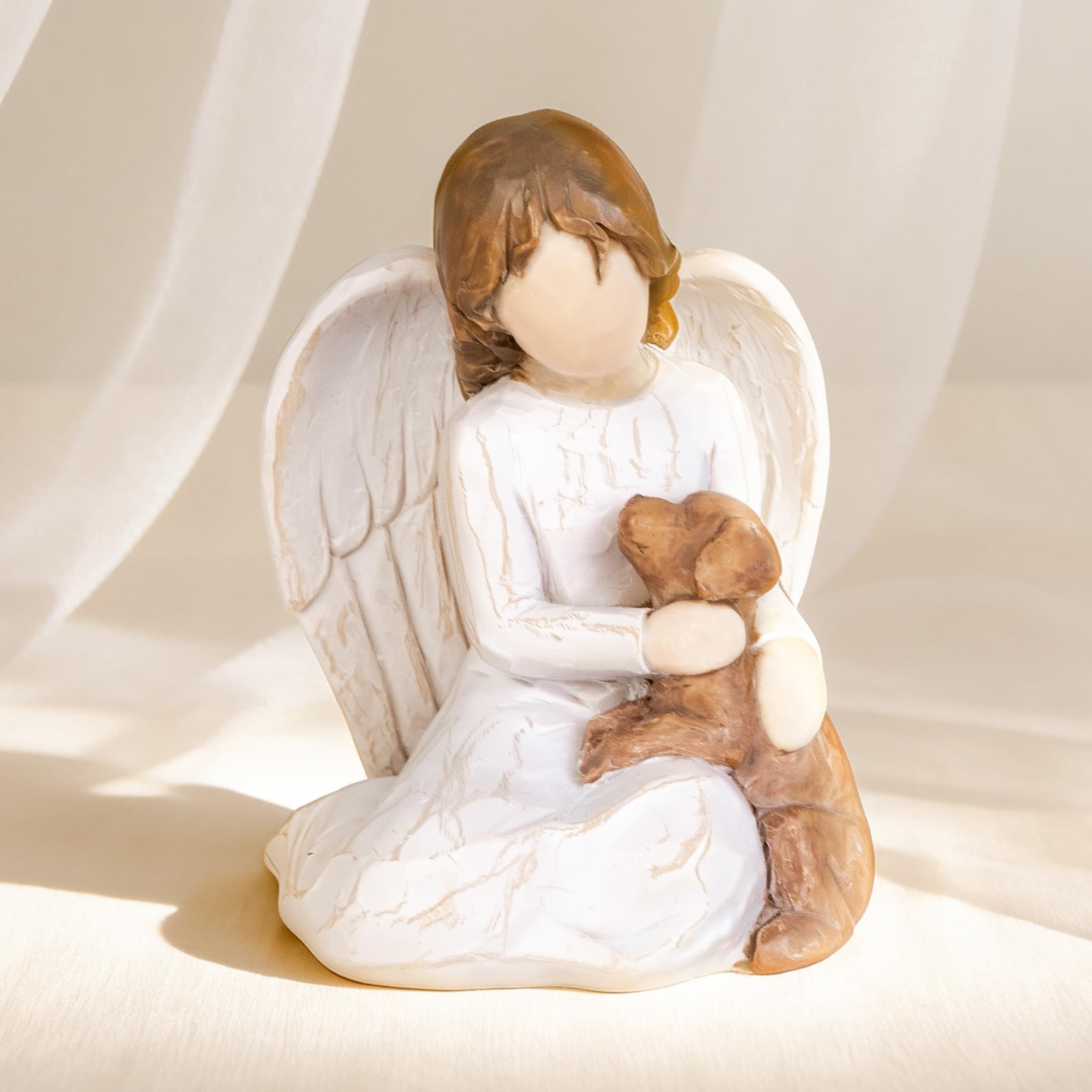 Dog Memorial Figurine – Guardian Angel Pet Remembrance Gift for Loss of Dog