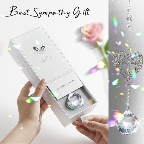 Modern Sympathy Gift for Loss of Mom – Tree Life Heart Design Heart-shaped Tree