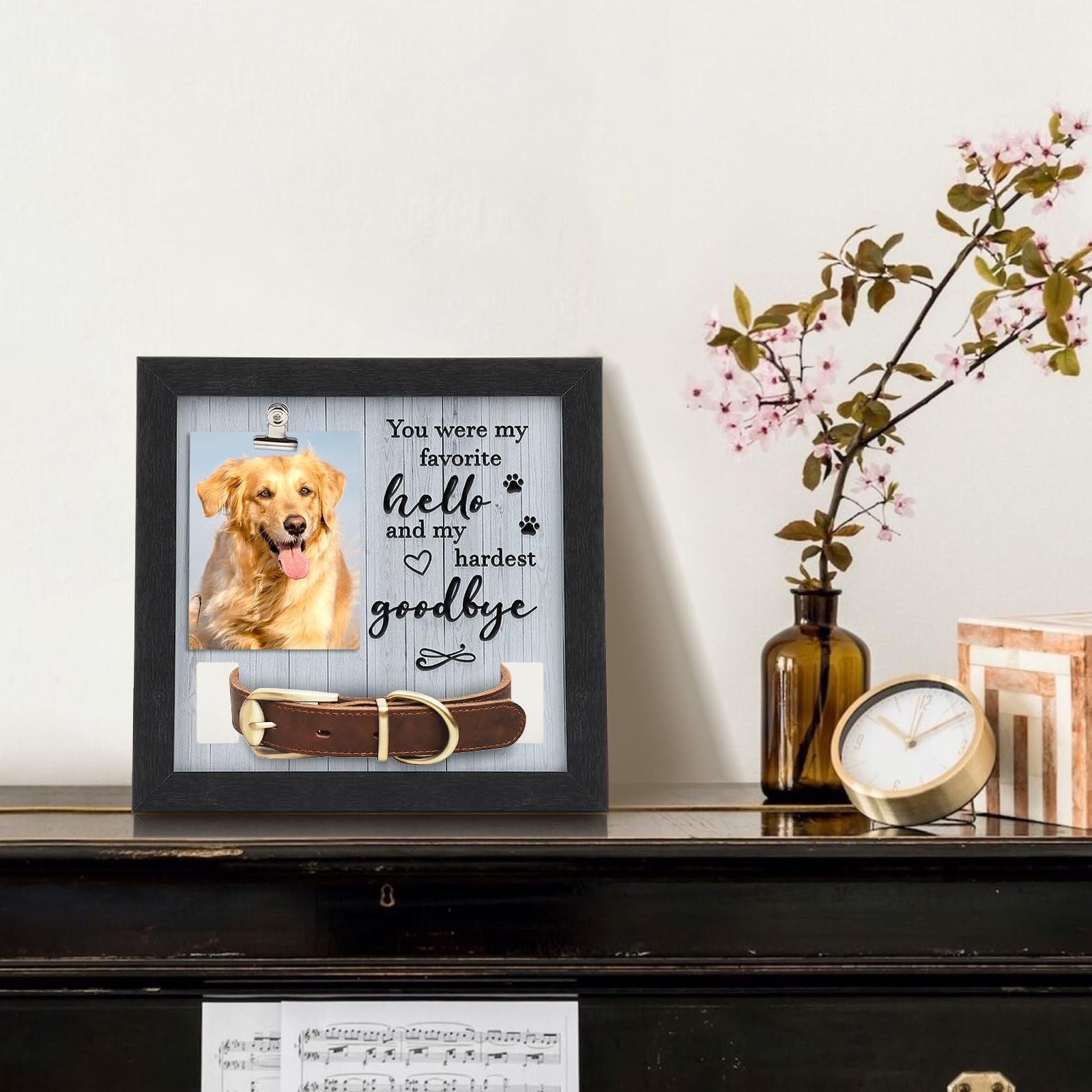 Pet Memorial Gifts for Dogs Cats, Pet Memorial Frame, Loss of Dog Sympathy Gi…