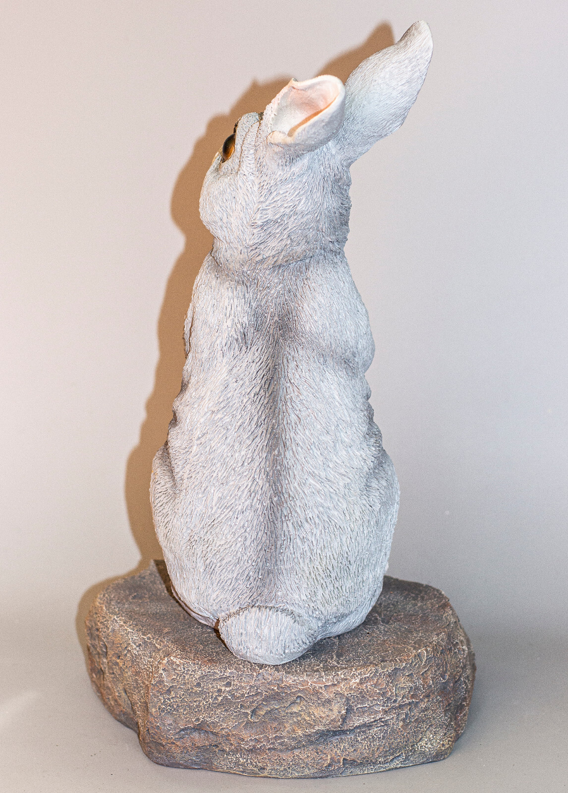 Bunny Cremation Urn Pet Memorial Tombstone Rabbit Sculpture Grave Marker Tribute