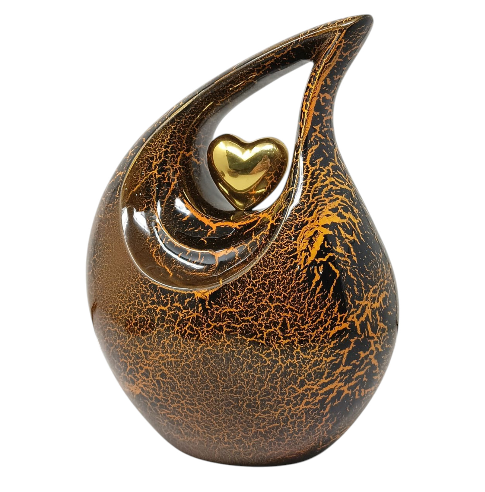 Teardrop Urn for Ashes Cremation Memorial Funeral Jar Love Urns Decorative Hu..