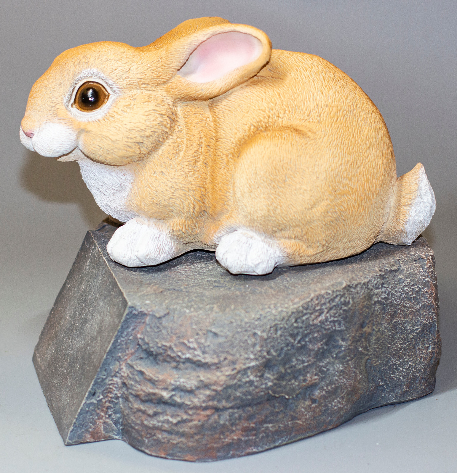 Pet Grave Stone Bunny Rabbit Cremation Urn Animal Figurine Funeral Keepsake Gift