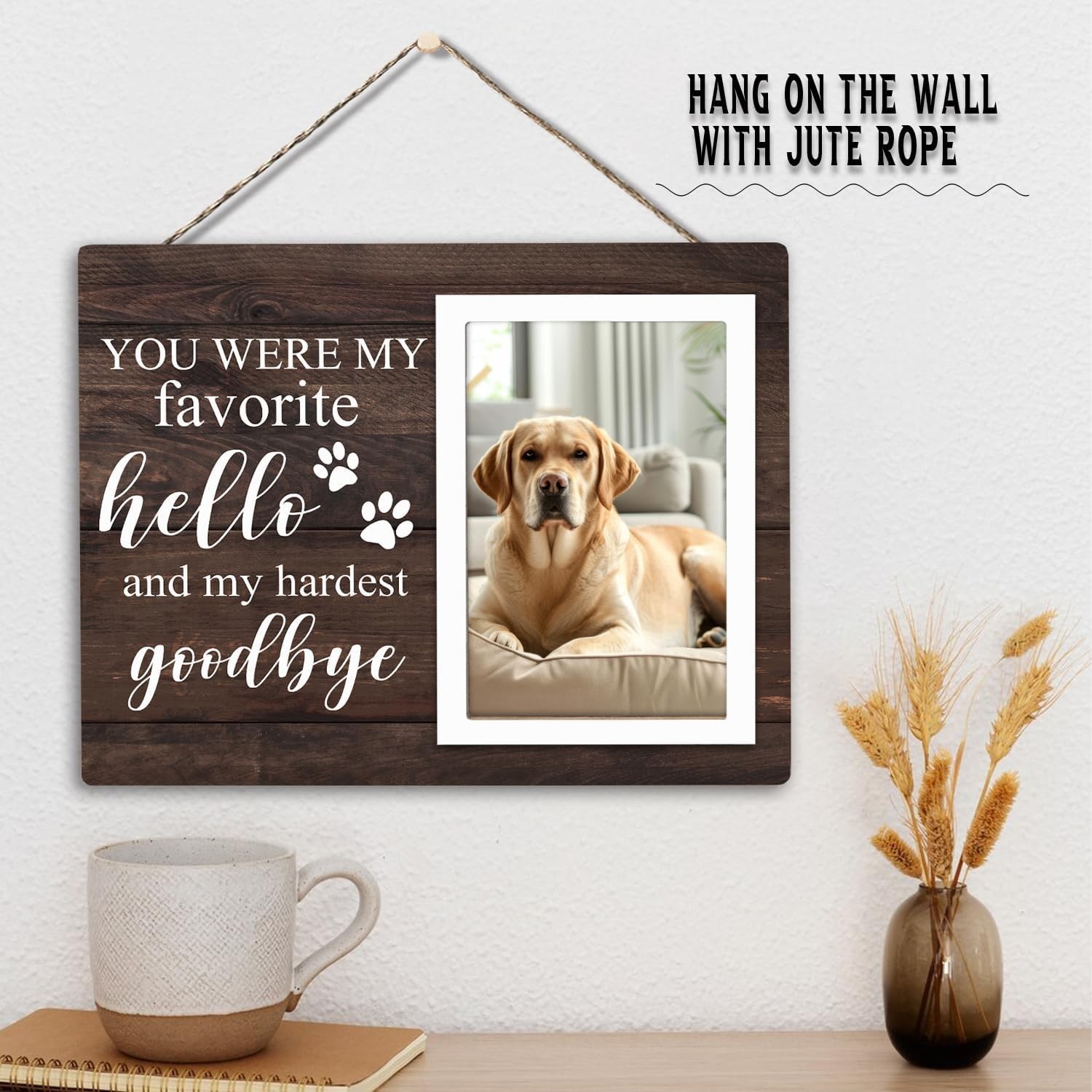 Pet Memorial Picture Frame for Dog,Cat Memorial Frame,In Loving Memory Photo …