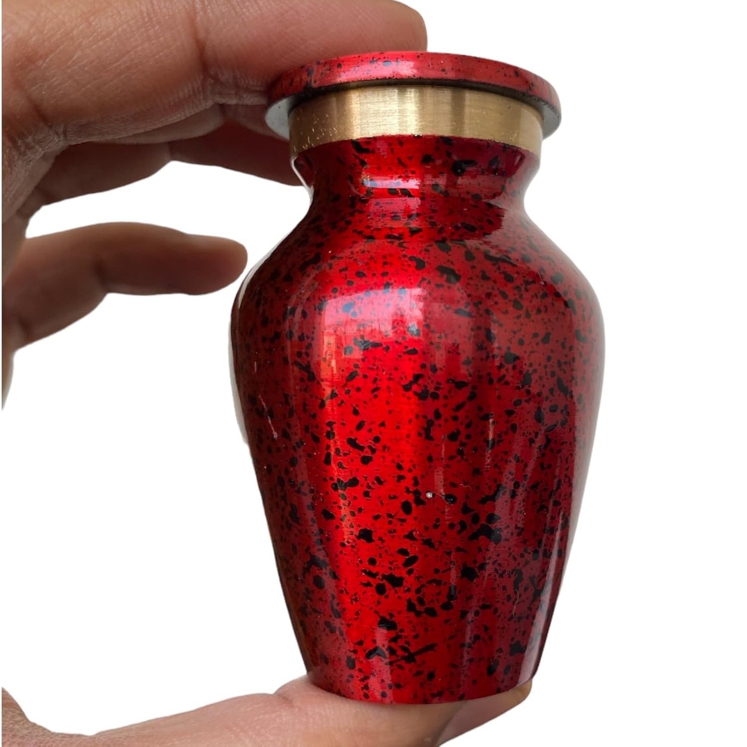 Mini Cremation Urn for Ashes Small Keepsake Urn Human Memorial Velvet Box