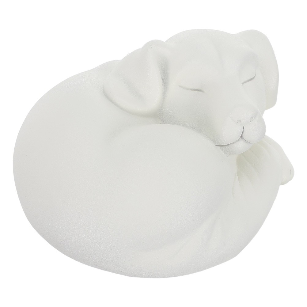 Sleeping Pet Memorial Urn, Resin Cremation Keepsake, Indoor Pet Tribute, Small