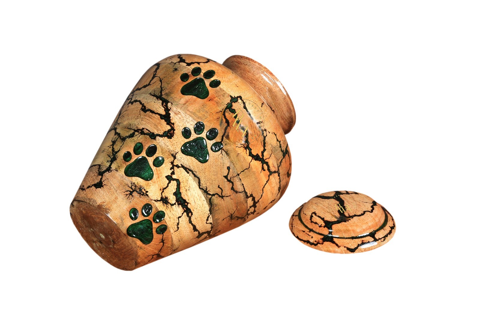 PAW Print urn box For pet Ashes, Large Urn for Funeral, Cremation Ashes Box