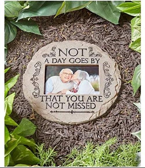 Memorial Garden Photo Stone Not a Day Goes By