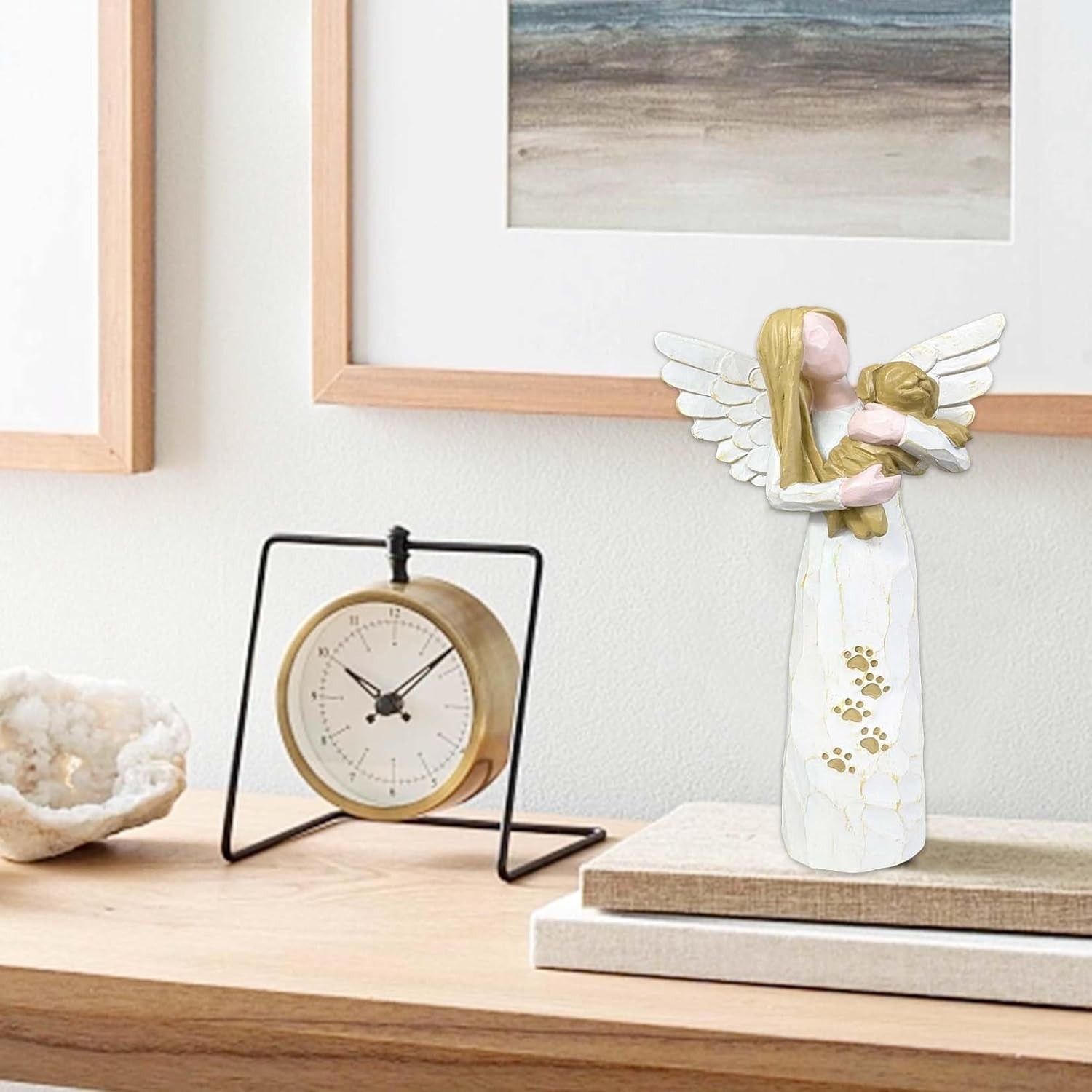 Dog Angel Figurines, Pet Memorial Gifts，Expresses Relationship with a Much-Loved