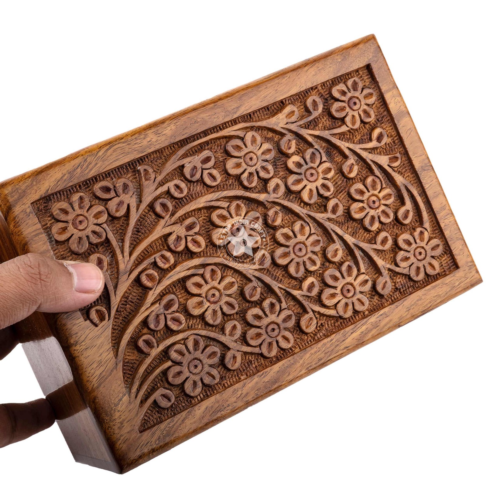 Natural Rosewood Hanging Ornament Wooden Urn Box Tree of Life Design 40lbs
