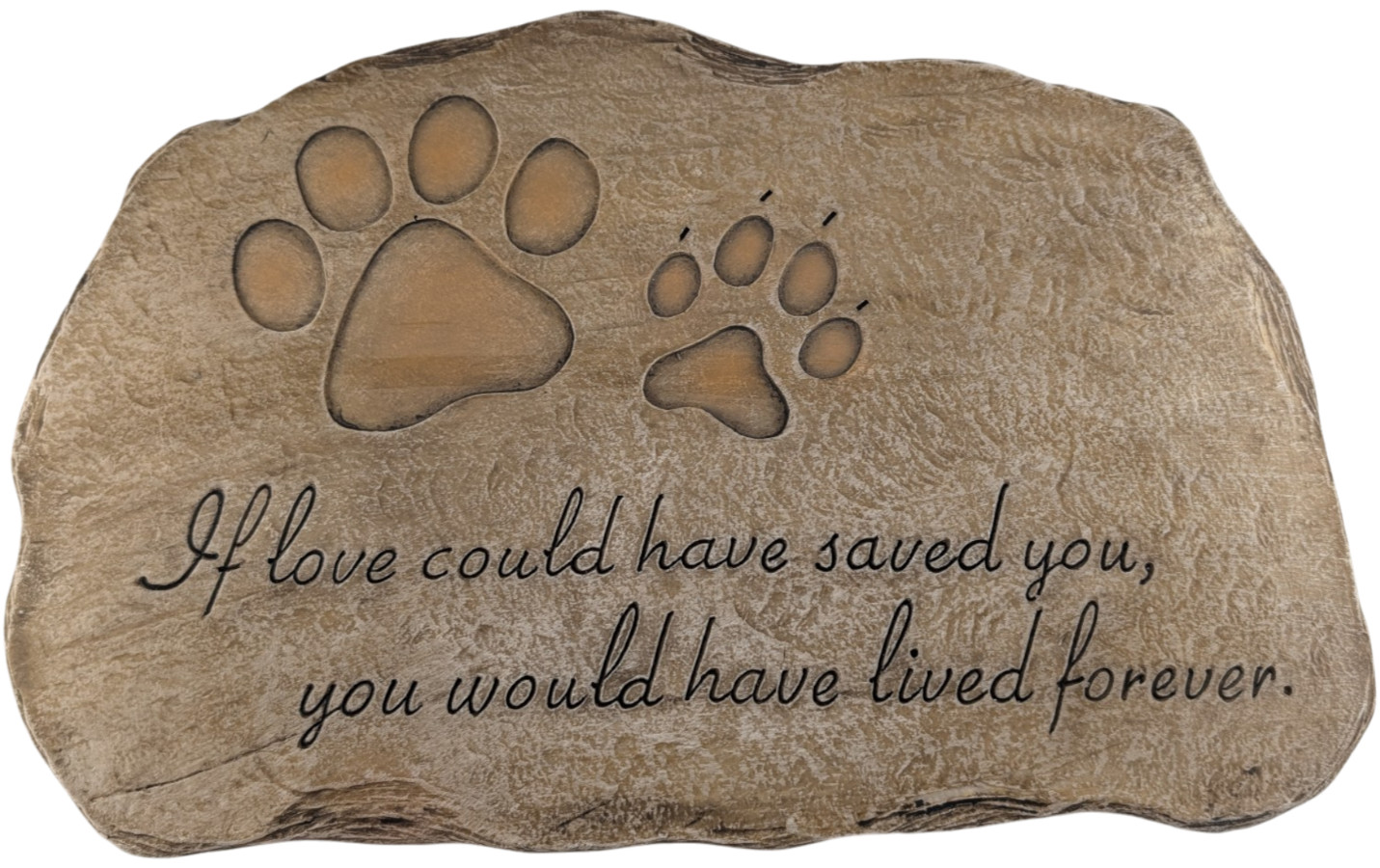 Evergreen Pet Devotion Garden Stone If Love Could Have Saved You 842077