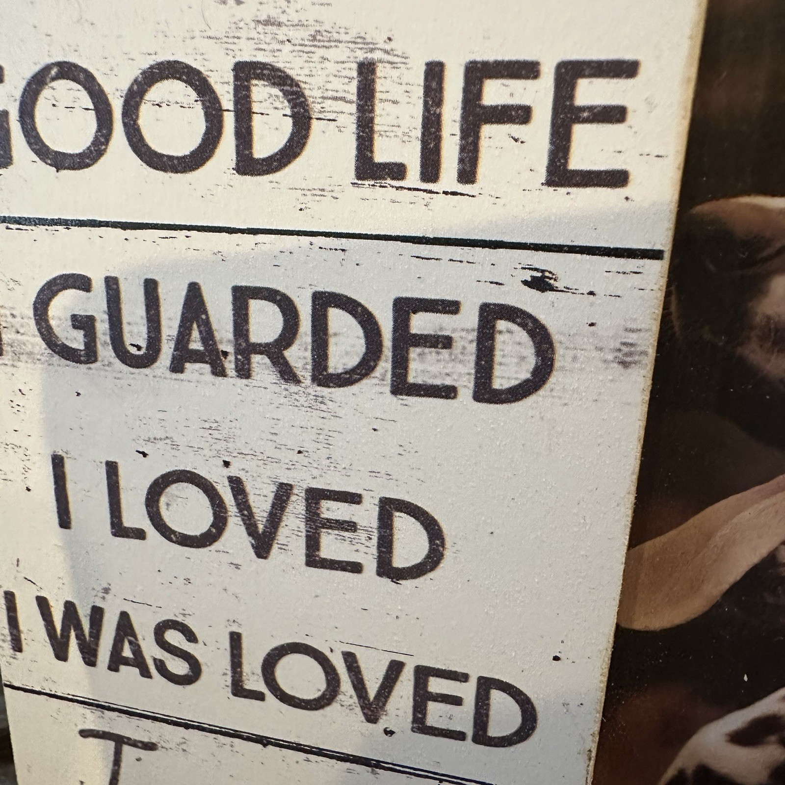 Pet Dog Memorial Picture Frame 3×5 Photo I Had A Good Life I Was A Friend