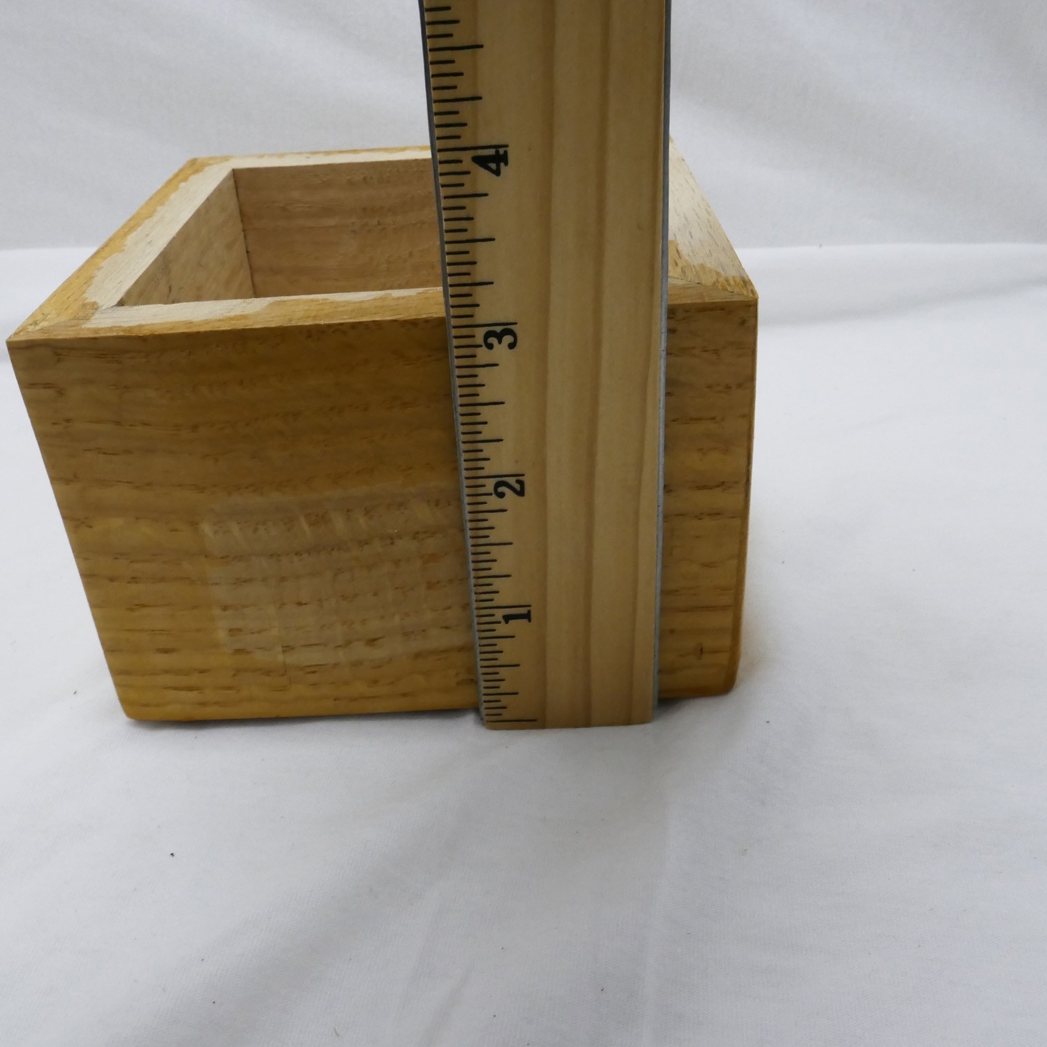 Pet Memorial Cremation Urn- Small Dog Or Cat – Solid Oak with golden Oak Finish