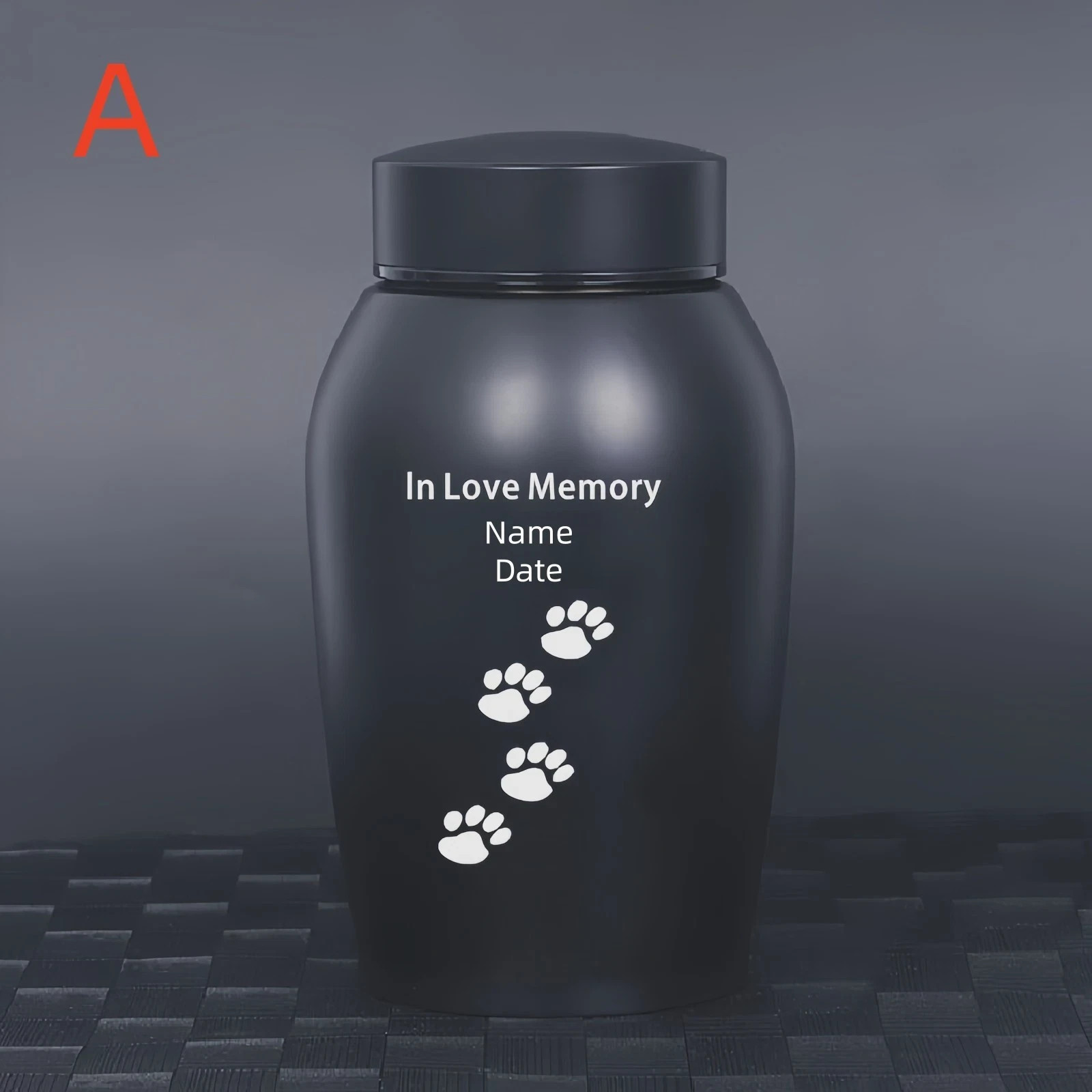 Custom Engraved Pet Urn for Ashes, Personalized Dog & Cat Memorial Cremation Urn
