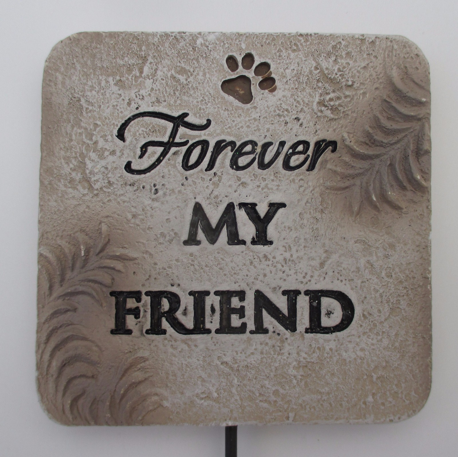 J4 Forever my friend Pet MEMORIAL GARDEN MARKER ganz figurine stake