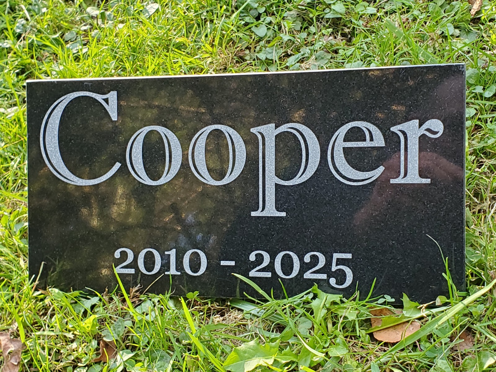 Loved One Memorial Grave Marker Headstone Garden Granite Stone Plaque Loss t17
