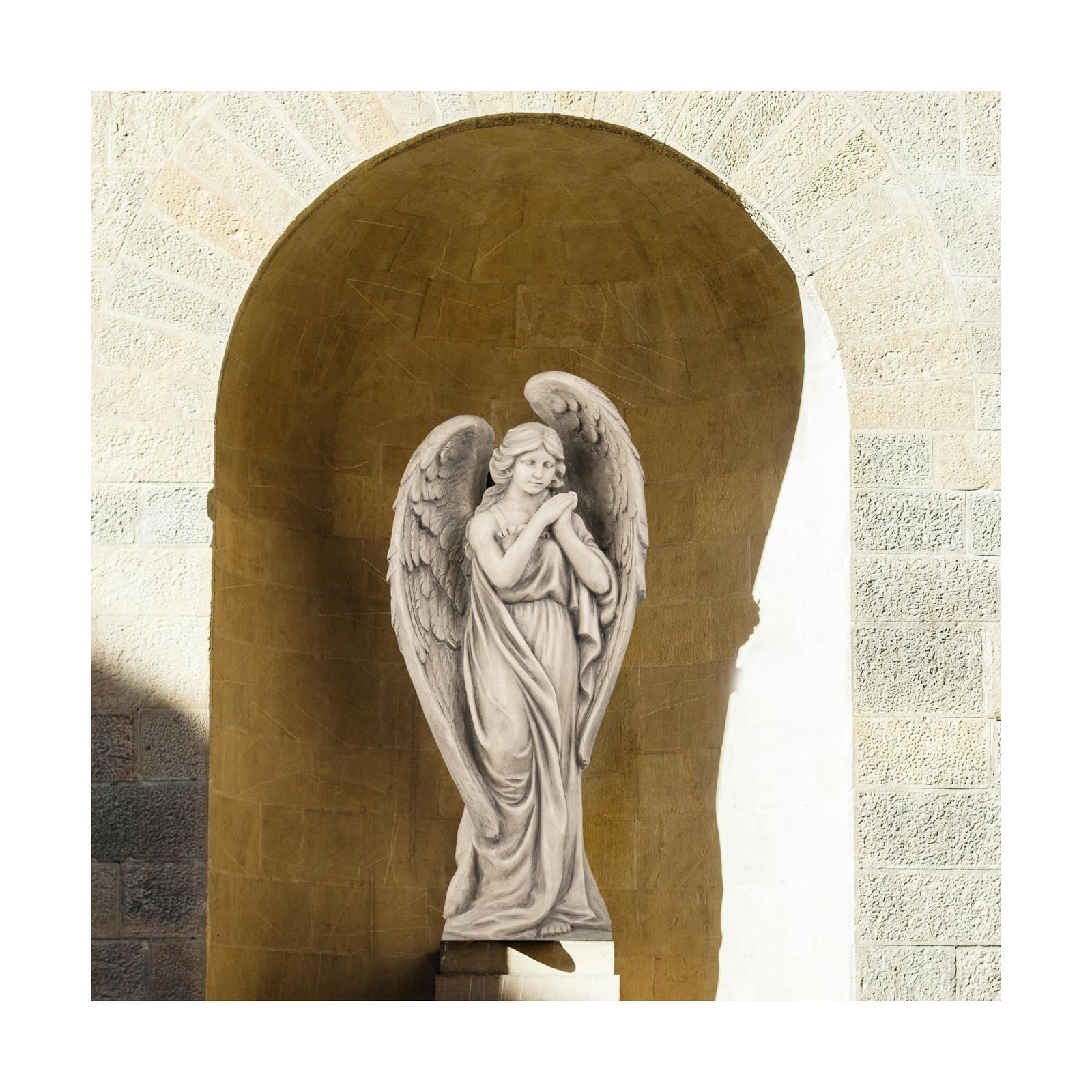 Outdoor Statues Angel Décor Garden Statue – 34 inch Large Garden Angels Out