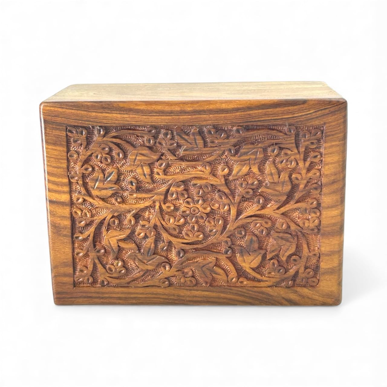 S.B.ARTS Floral Engraved Handcarved Cremation Urns for Human Ashes Adult Male…