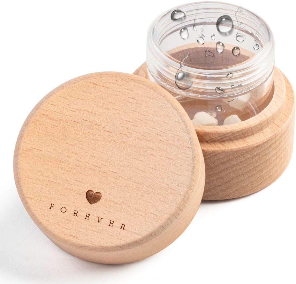 Mini Beech Wood Pet Cremation Urn – Thoughtful Memorial Gift for Dogs or Cats