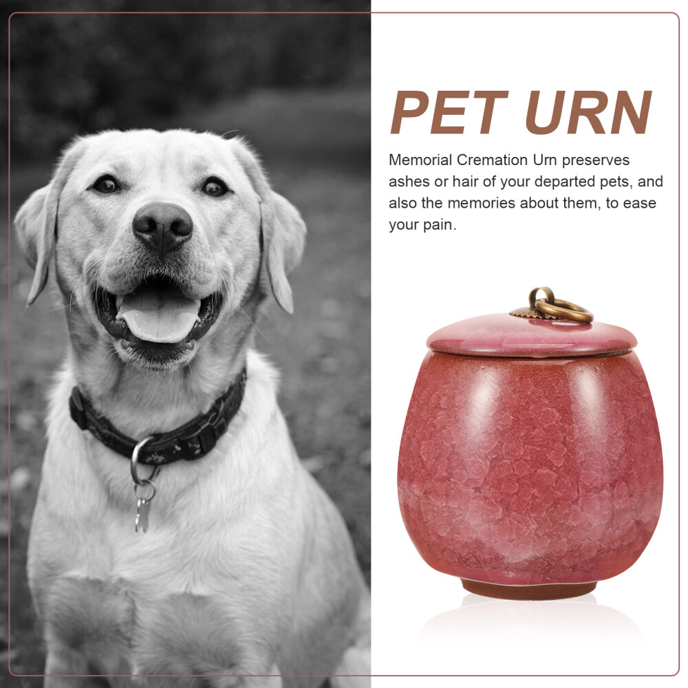 Ceramic Pet Urn Small Urn For Ashes Pet Cremation Urn