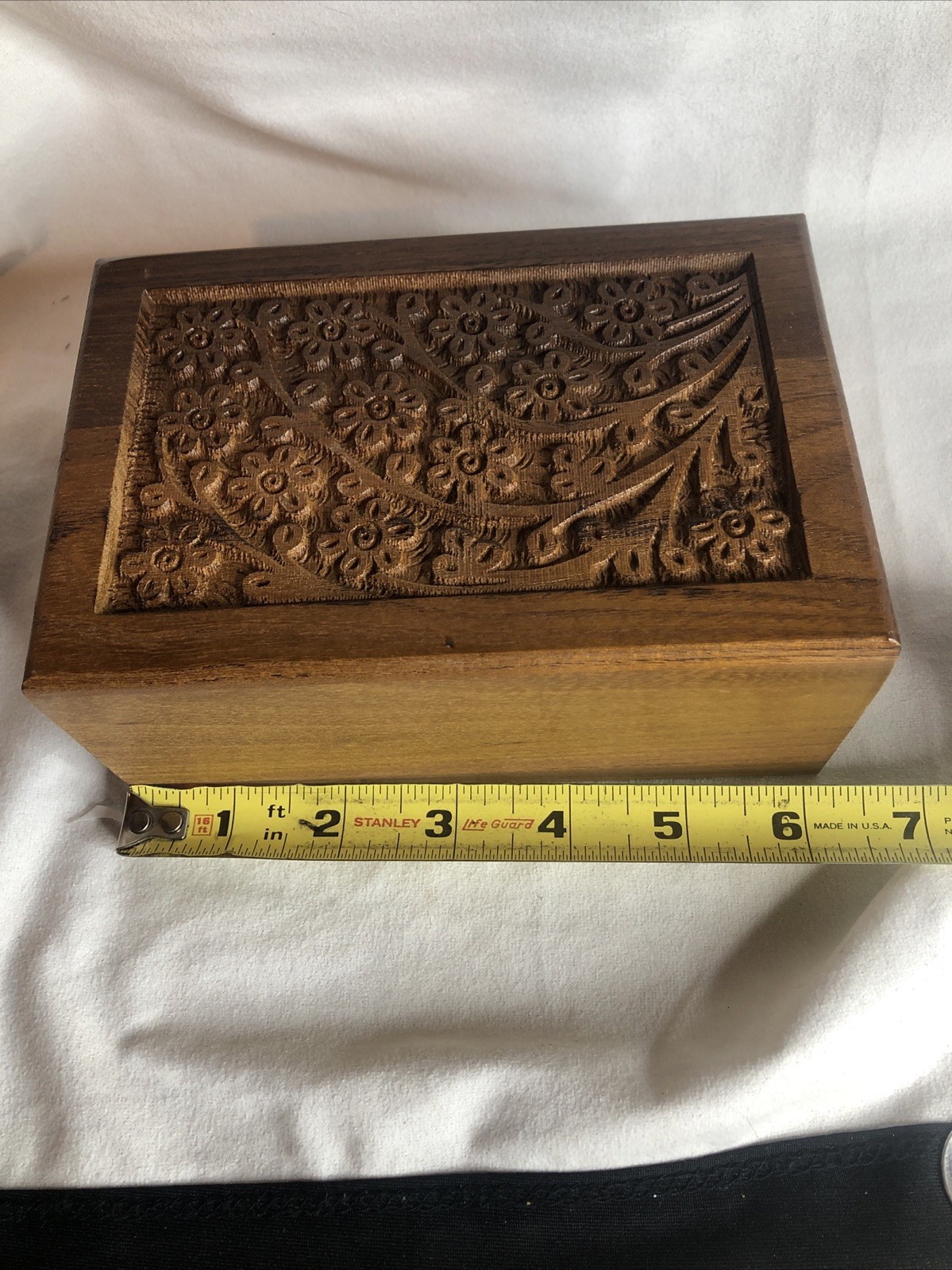 Wooden Urn Box for Human Ashes Cremation Box Decorative 6″x4″ Urn Pet