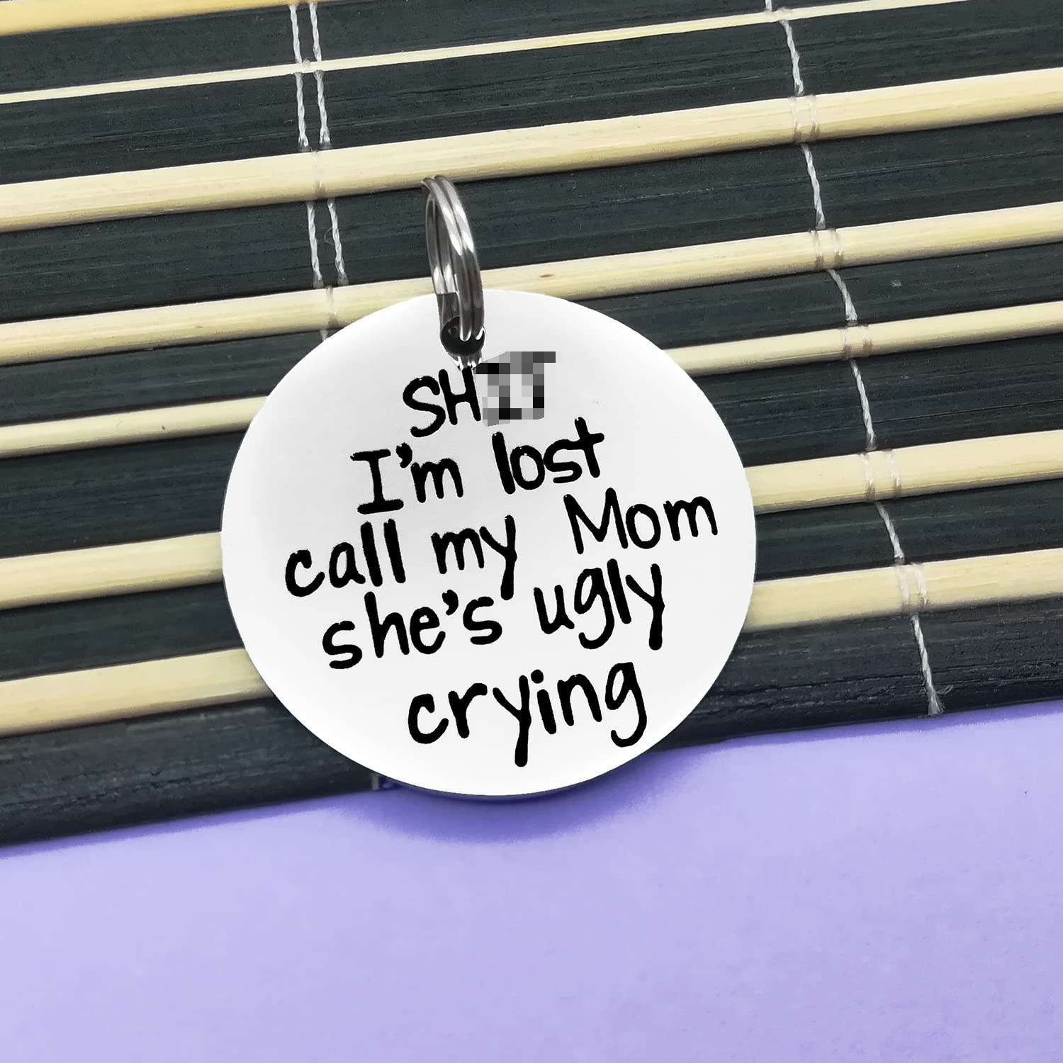 Funny Pet Tag Puppy Pet ID Tags for Cats Owner or Dog Lover Stainless Steel D…