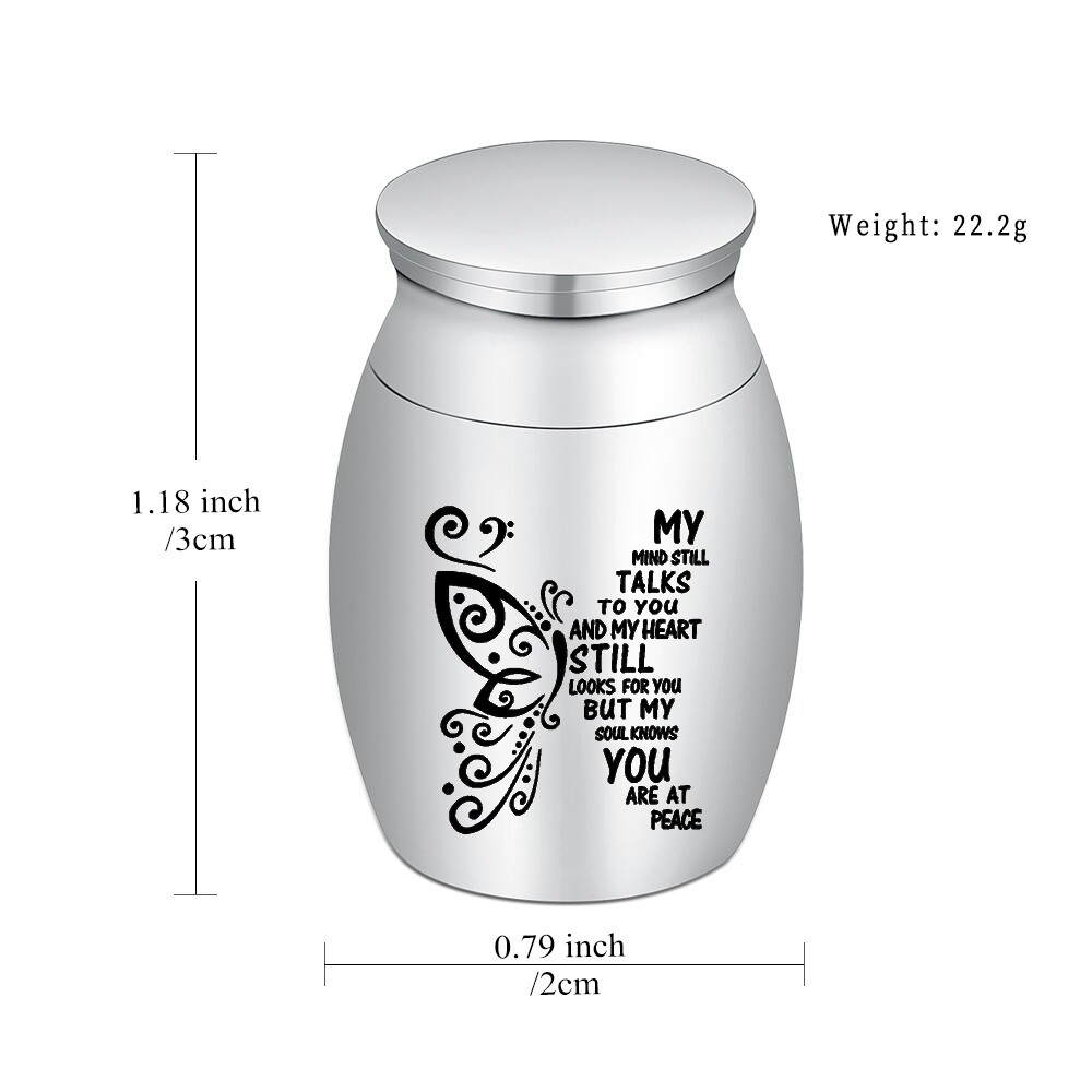 1.18 In Small Urn for Human Ashes Mini Cremation Urn Memorial Ashes Urn Keepsake