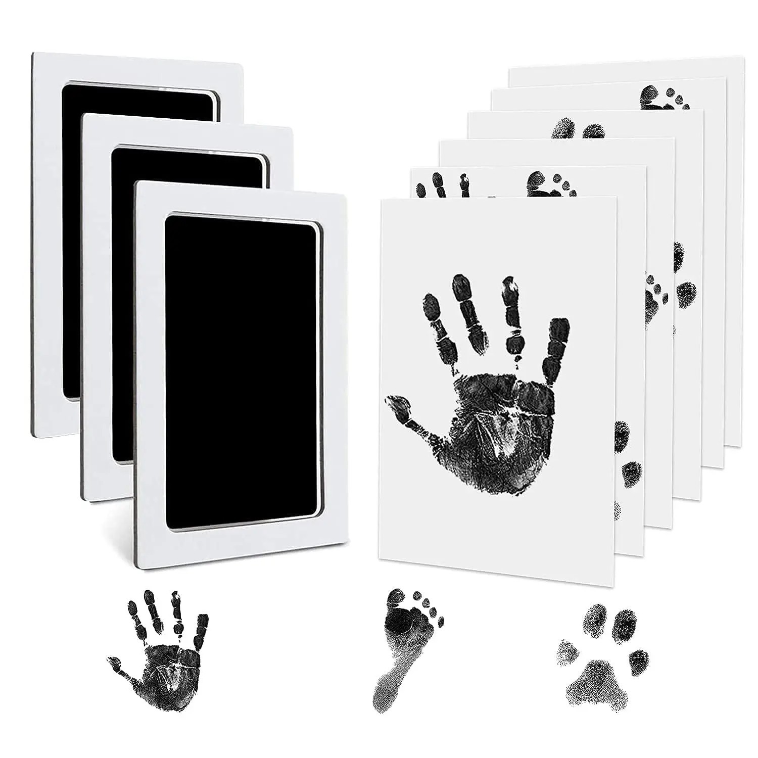 Pet Paw Print Ink Pad Inkless Dog Cat Nose Print Keepsake Kit DIY.