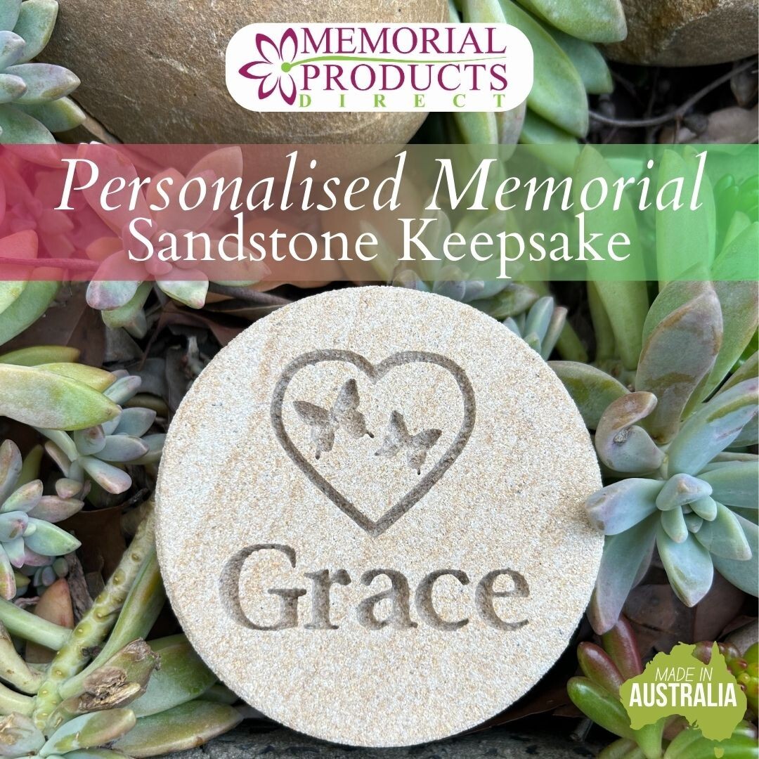 Memorial Keepsake – Personalised Sand stone