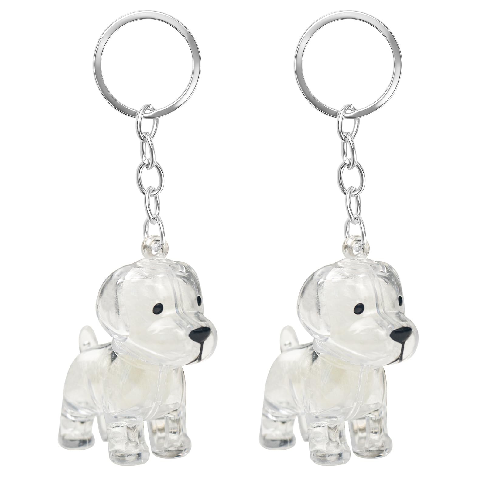 Dog Hair Keepsake，2 Pack Pet Hair Memorial Keepsake Pet Hair Keychain Keepsak…