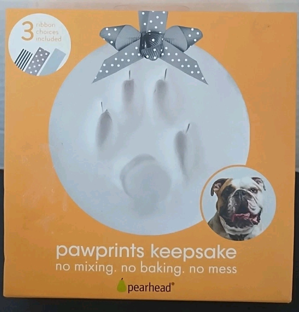 Pawprints Keepsake Kit for Dogs Or Cats Pawprint Ornament Pearhead