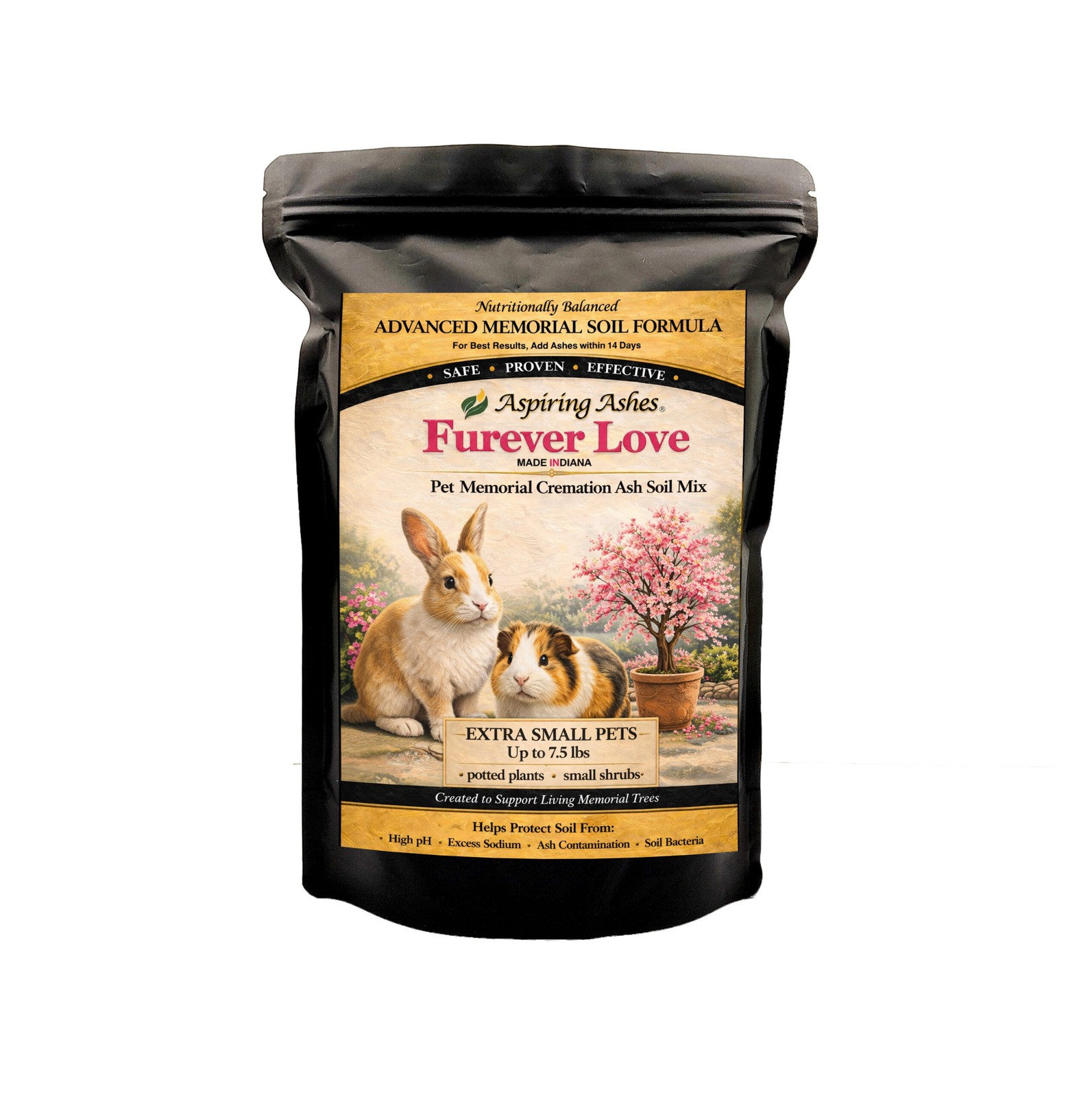 Premium Cremation Soil Mix for Pet Ashes: Small Pet Memorial Kit